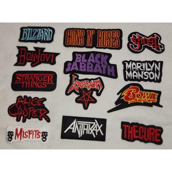 NWOT | Iron On Patches | Bands | Marilyn Manson | Black Sabbath | Venom - Picture 1 of 2